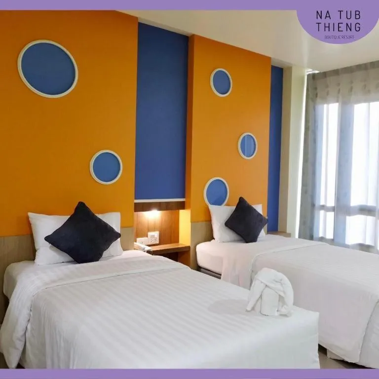 Bed in Na Tubthieng Boutique Resort Trang