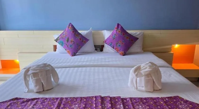 Bed in Na Tubthieng Boutique Resort Trang