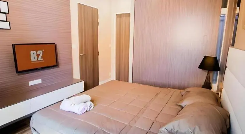 Bed in B2 Mountain Pano Residence Chiang Mai Bed in B2 Mountain Pano Residence Chiang Mai