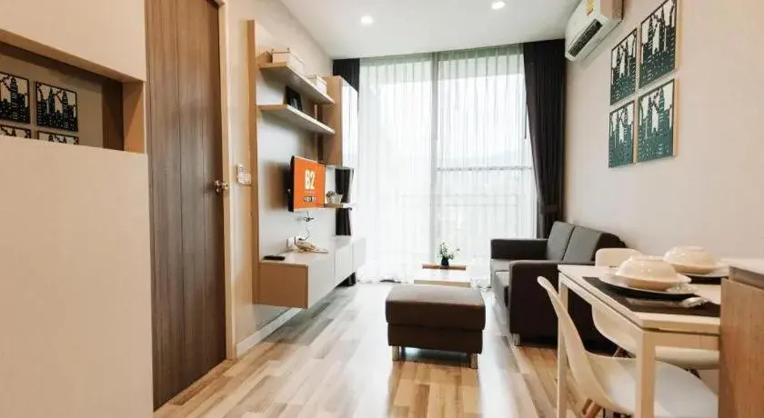 Bed in B2 Mountain Pano Residence Chiang Mai Bed in B2 Mountain Pano Residence Chiang Mai