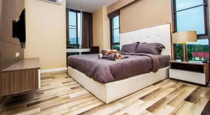 Bed in B2 Mountain Pano Residence Chiang Mai Bed in B2 Mountain Pano Residence Chiang Mai