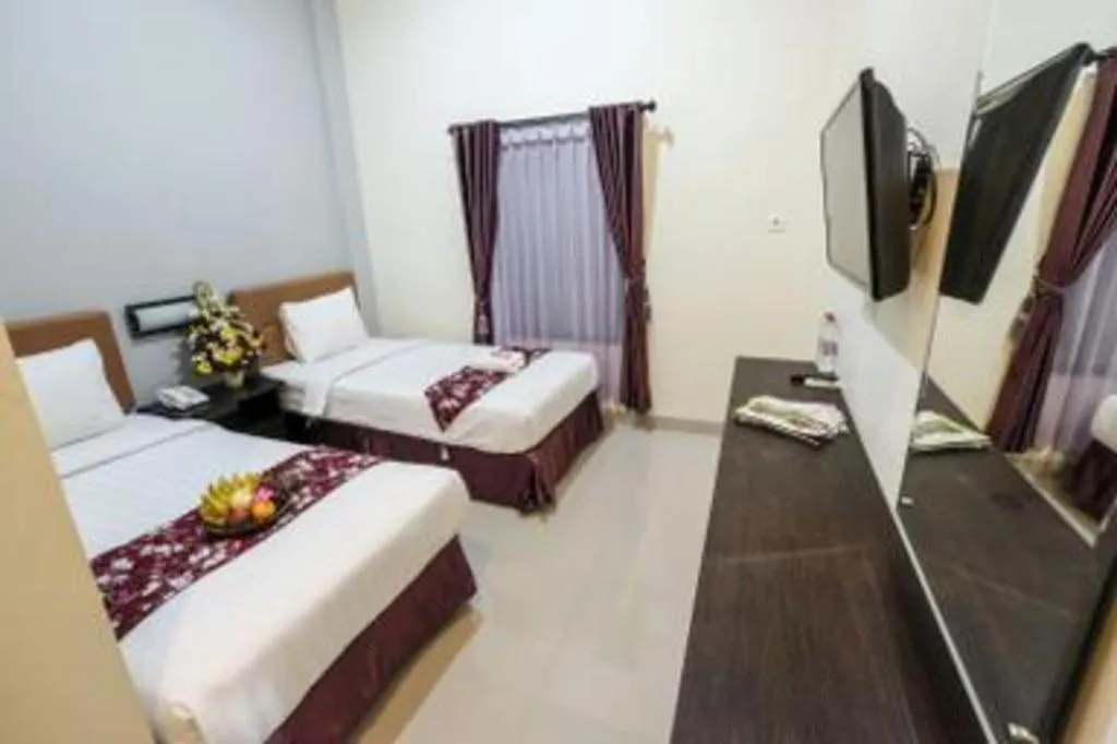 Bed in Malioboro Garden Hotel Yogyakarta