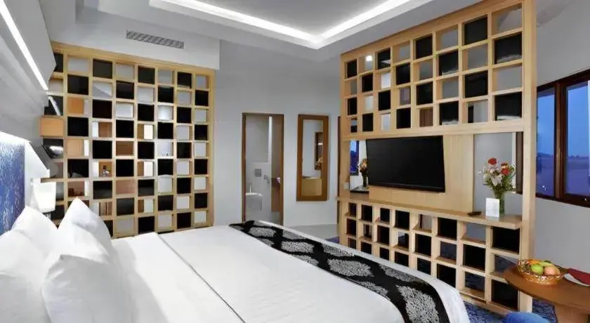 Bed in CK Tanjungpinang Hotel and Convention Centre Bed in CK Tanjungpinang Hotel and Convention Centre