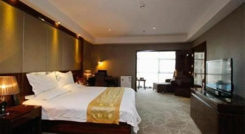 Bed in GreenTree Eastern Zigong Huashang International City Huichuan Road Hotel