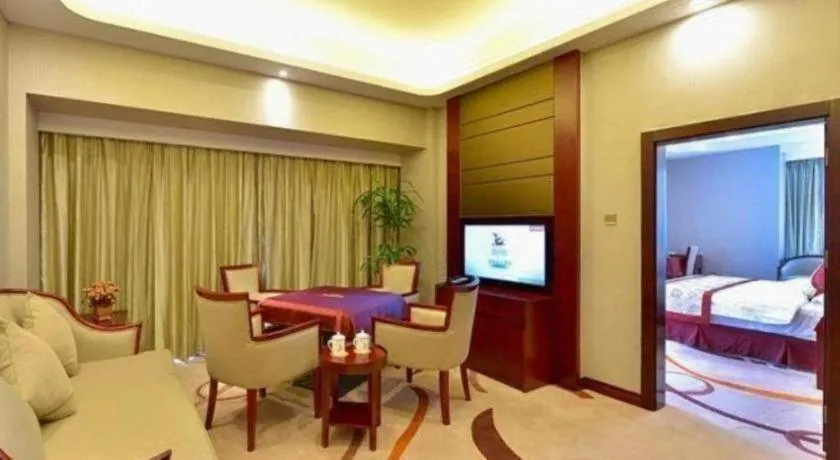 Bed in GreenTree Eastern Zigong Huashang International City Huichuan Road Hotel