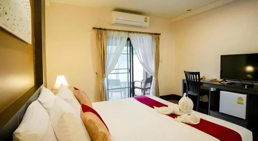 Bed in Wiangkaew Hotel