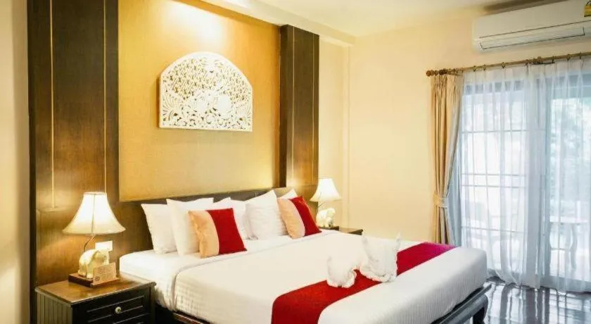 Bed in Wiangkaew Hotel