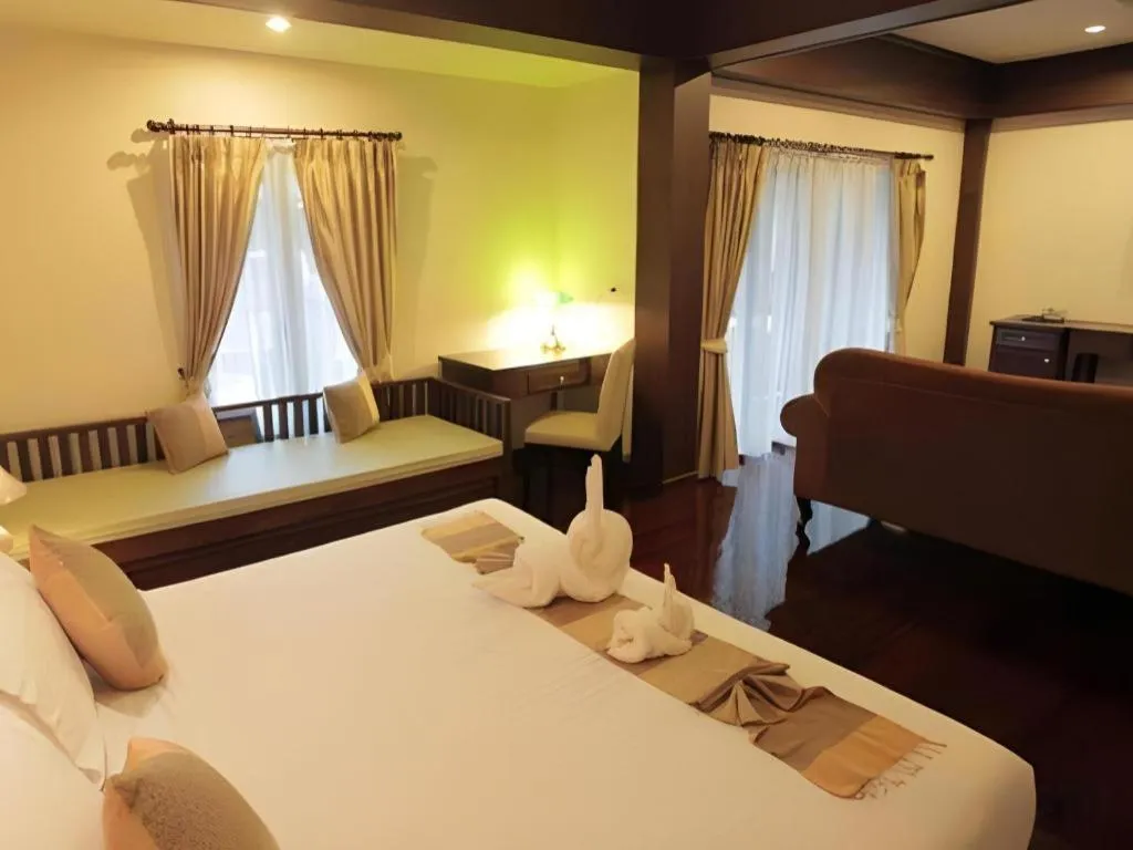 Bed in Wiangkaew Hotel