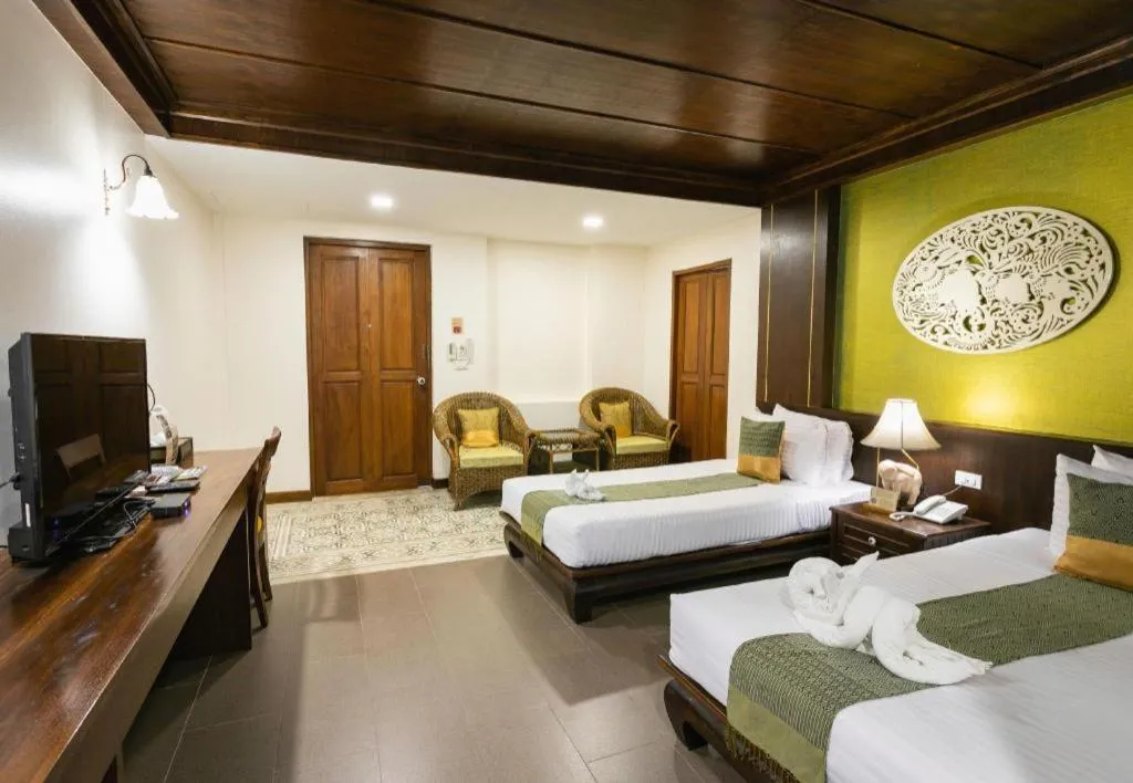 Bed in Wiangkaew Hotel