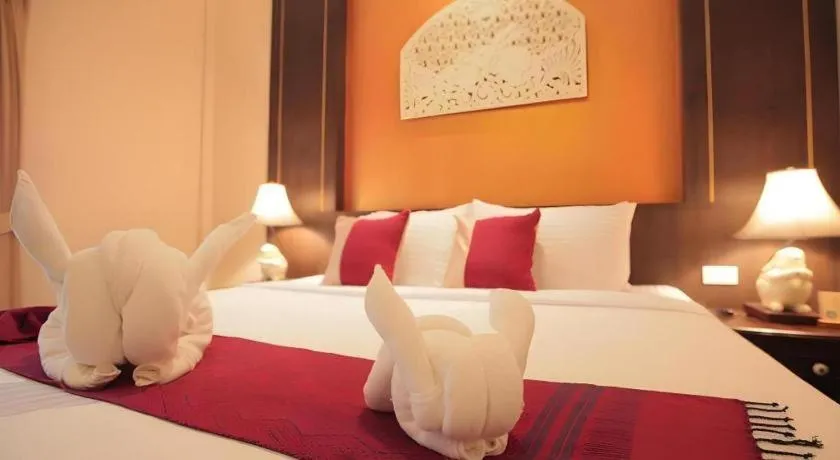 Bed in Wiangkaew Hotel