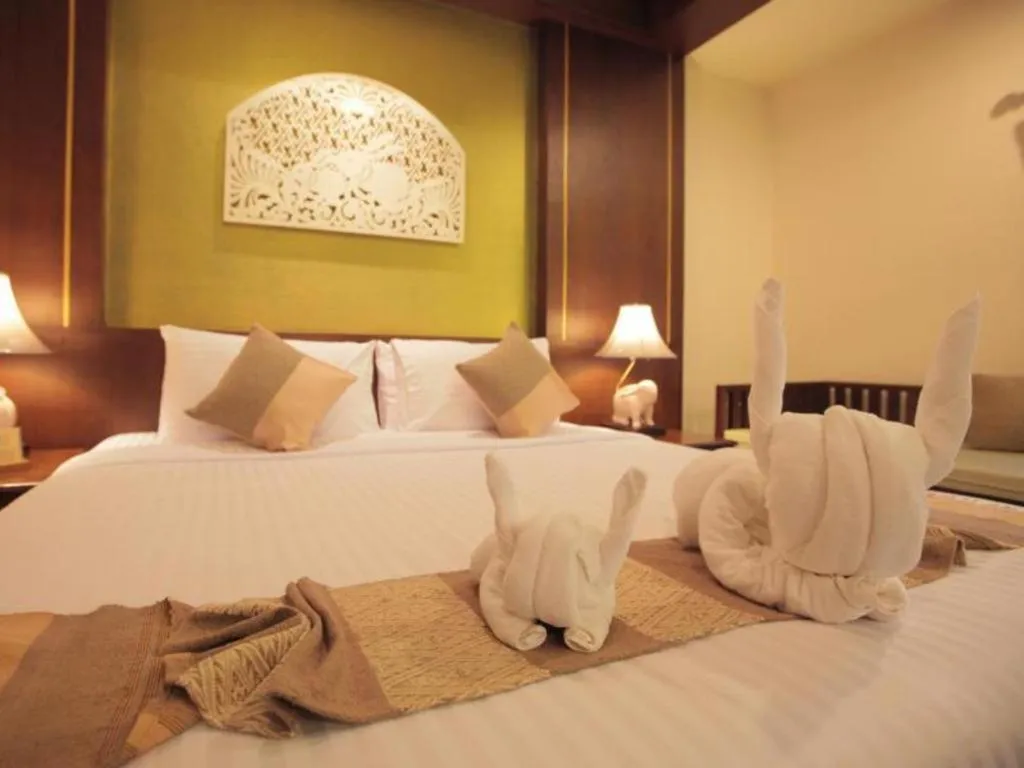 Bed in Wiangkaew Hotel