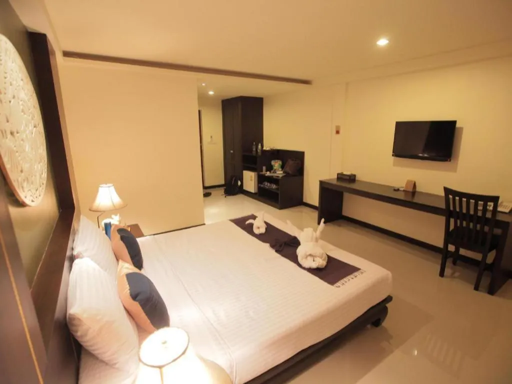 Bed in Wiangkaew Hotel