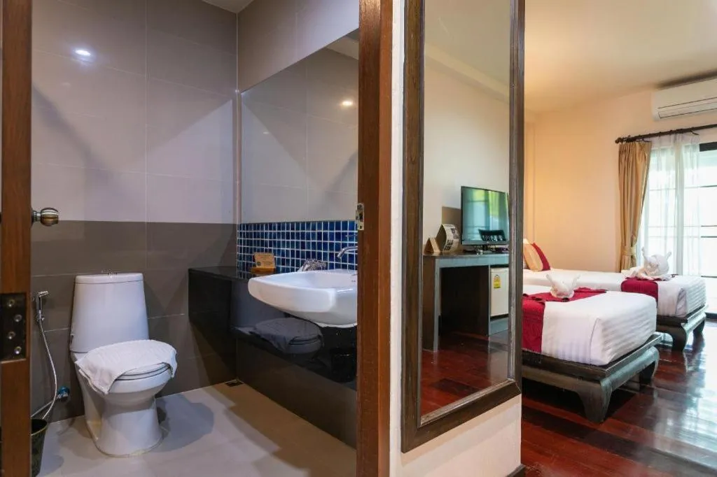 Bed in Wiangkaew Hotel