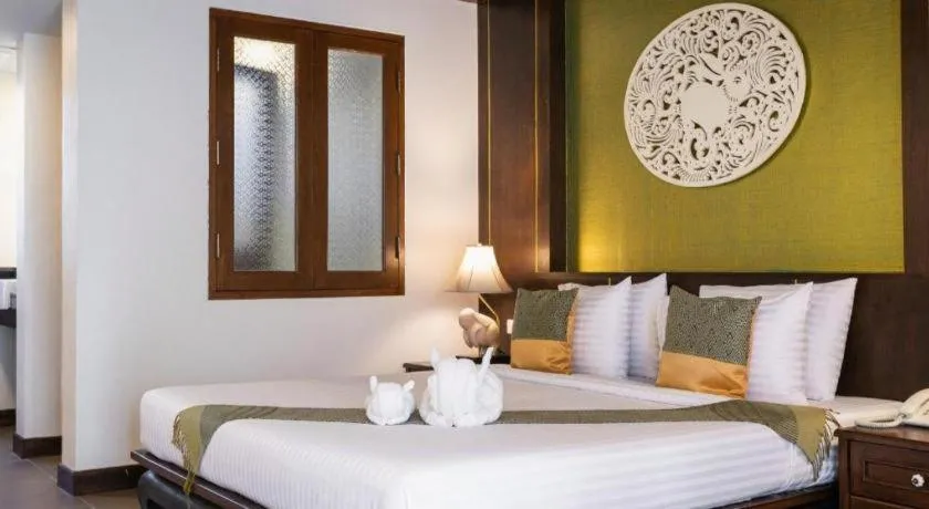 Bed in Wiangkaew Hotel