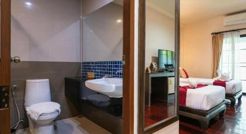 Bed in Wiangkaew Hotel