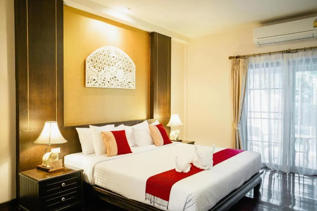 Bed in Wiangkaew Hotel