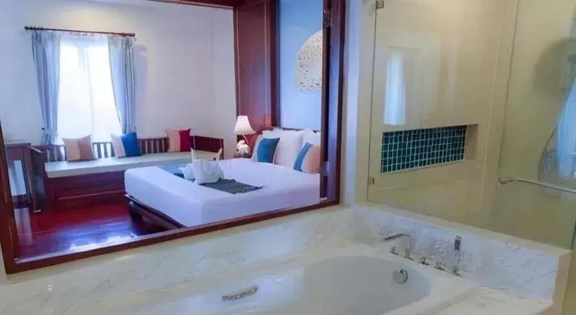 Bed in Wiangkaew Hotel Bed in Wiangkaew Hotel