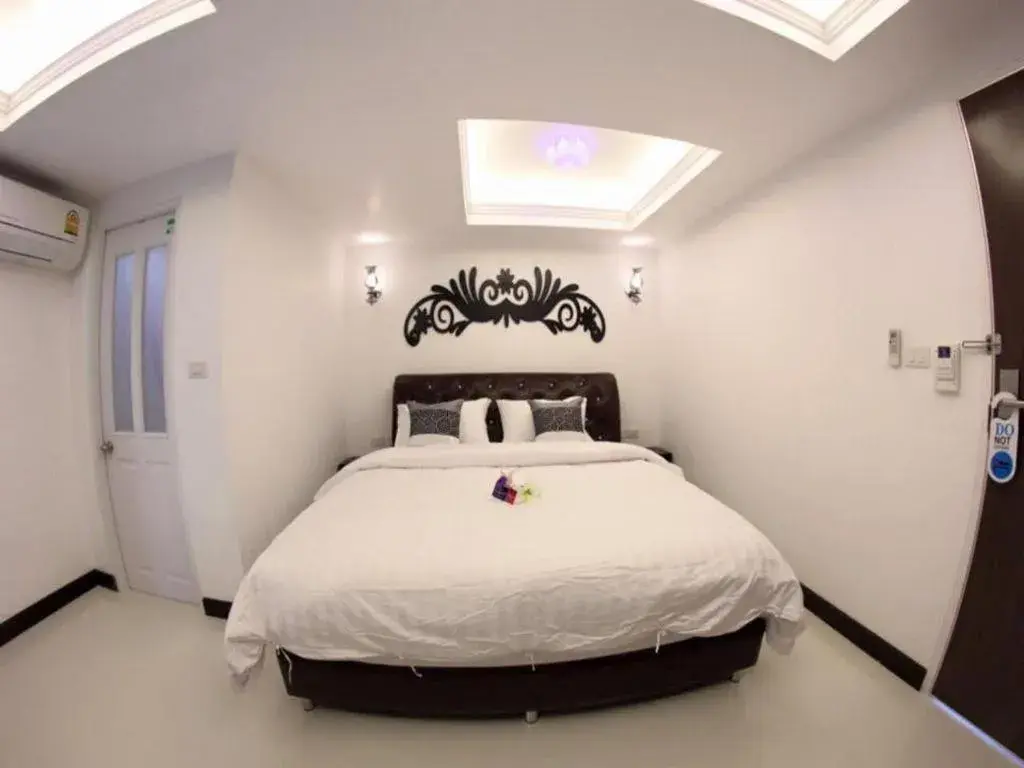 Bed in Samranchaykhong Hotel Bed in Samranchaykhong Hotel