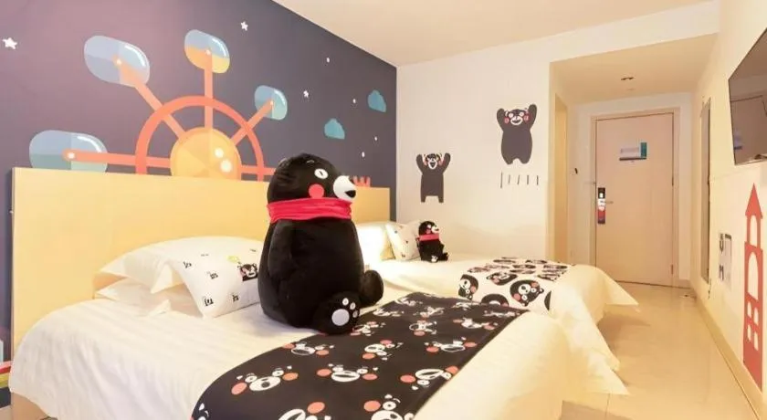 Bed in Jinjiang Inn Guangzhou Liwan Caihongqiao Metro Station