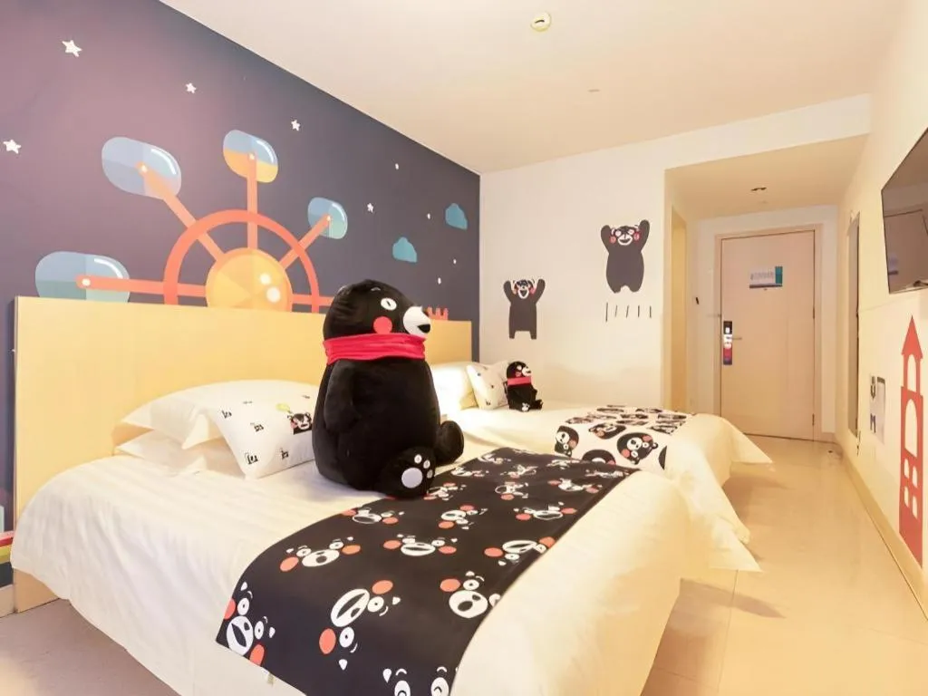 Bed in Jinjiang Inn Guangzhou Liwan Caihongqiao Metro Station