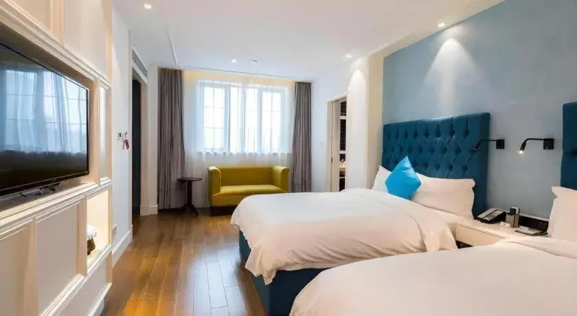 Bed in Shanghai Jinchen Hotel Bed in Shanghai Jinchen Hotel