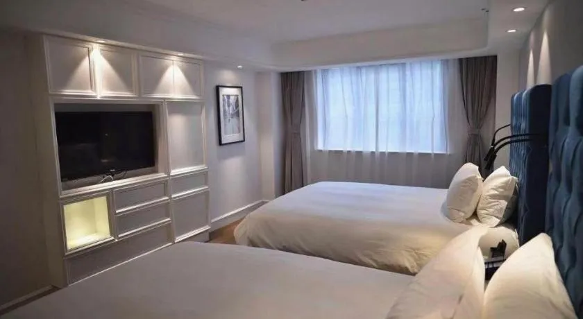 Bed in Shanghai Jinchen Hotel
