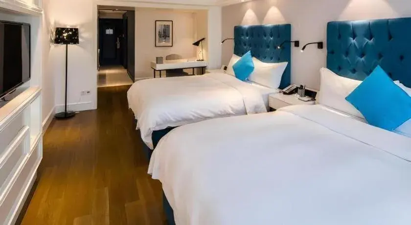 Bed in Shanghai Jinchen Hotel Bed in Shanghai Jinchen Hotel