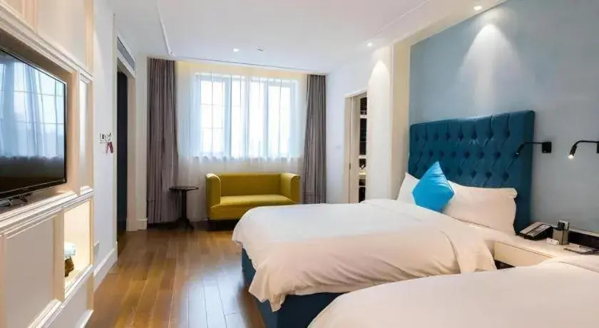 Bed in Shanghai Jinchen Hotel Bed in Shanghai Jinchen Hotel