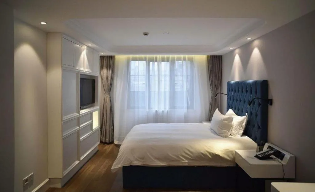 Bed in Shanghai Jinchen Hotel