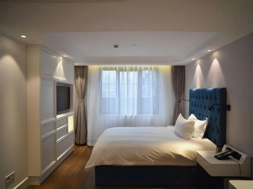 Bed in Shanghai Jinchen Hotel