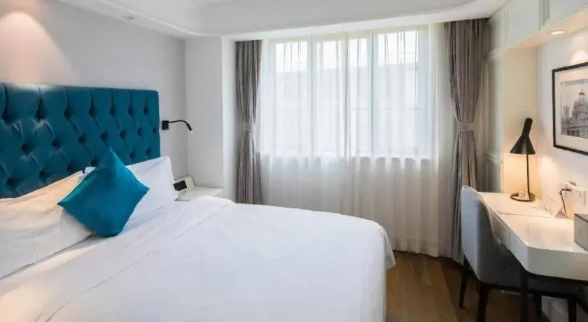 Bed in Shanghai Jinchen Hotel Bed in Shanghai Jinchen Hotel