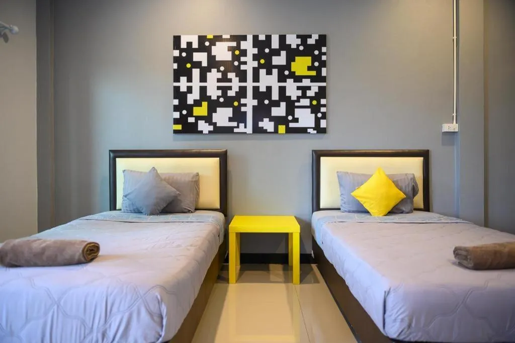 Bed in Nithra Ratree Hotel