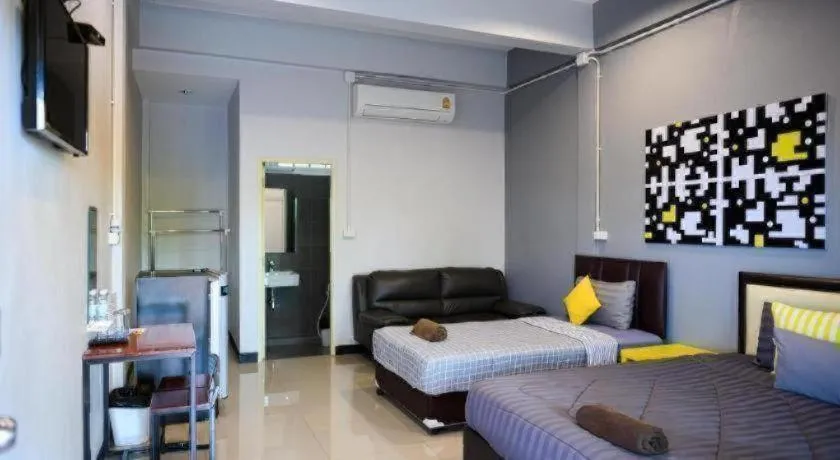 Bed in Nithra Ratree Hotel