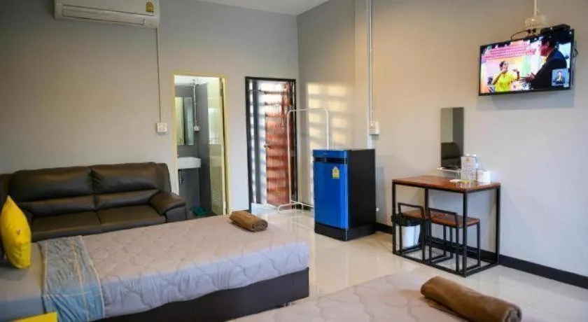 Bed in Nithra Ratree Hotel