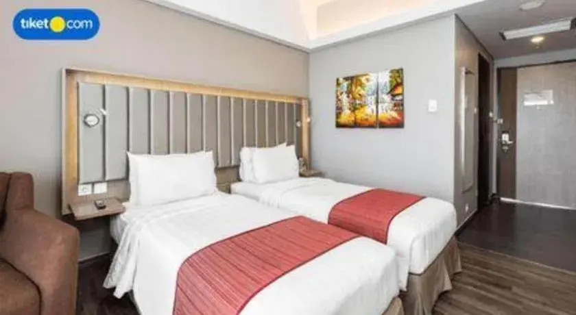 Bed in Gammara Hotel Makassar Bed in Gammara Hotel Makassar