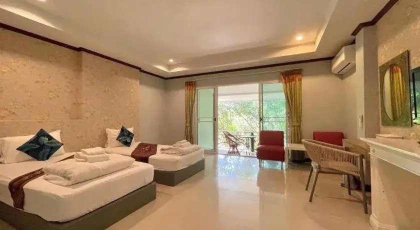 Bed in Khaoyai Kirithantip Resort Bed in Khaoyai Kirithantip Resort