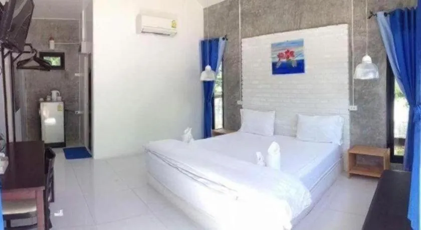 Bed in The Lighthouse Resort at Chanthaburi