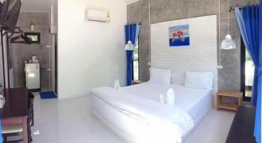 Bed in The Lighthouse Resort at Chanthaburi