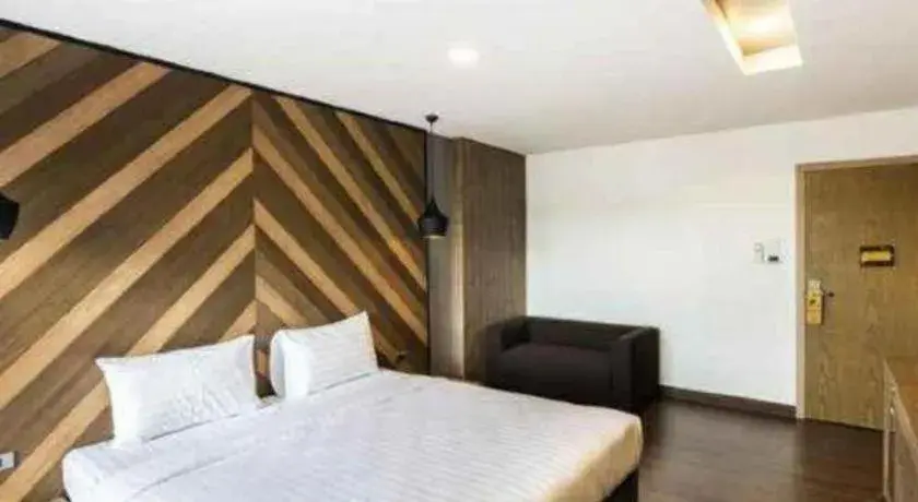 Bed in The Circle Hotel Bed in The Circle Hotel