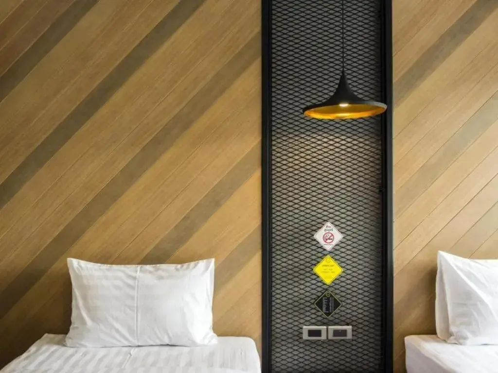 Bed in The Circle Hotel Bed in The Circle Hotel