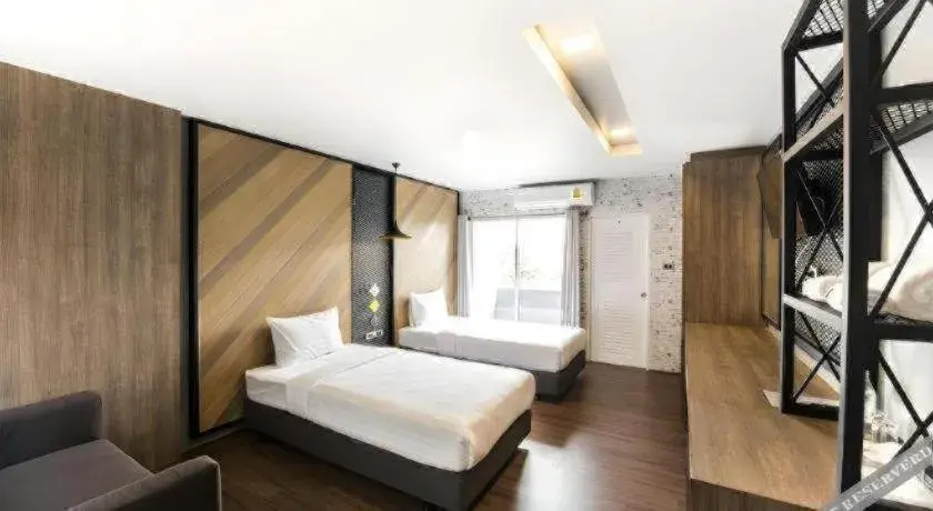 Bed in The Circle Hotel Bed in The Circle Hotel