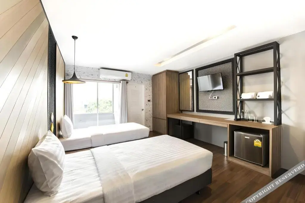 Bed in The Circle Hotel Bed in The Circle Hotel