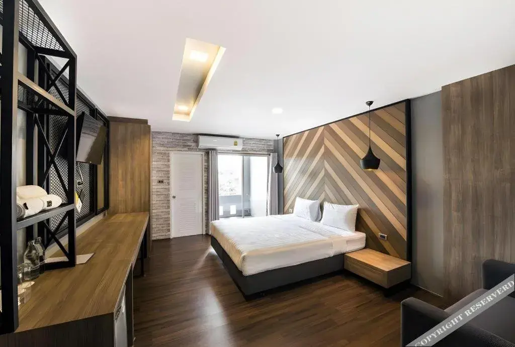 Bed in The Circle Hotel Bed in The Circle Hotel