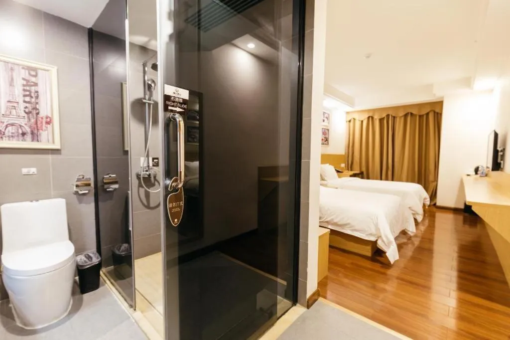 Bed in T Social Hotel Guangzhou Railway Station Branch