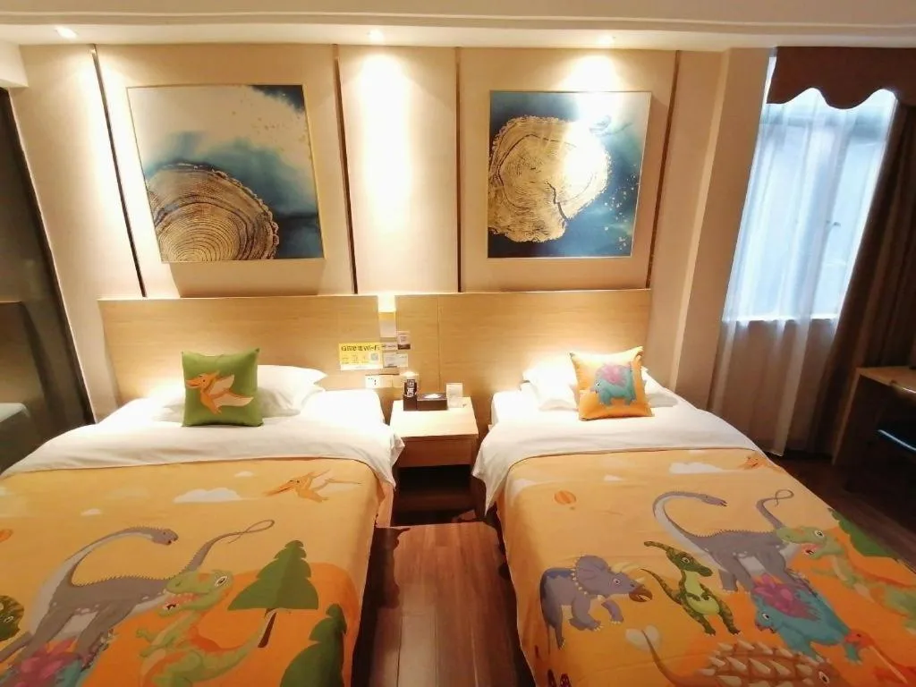 Bed in T Social Hotel Guangzhou Railway Station Branch