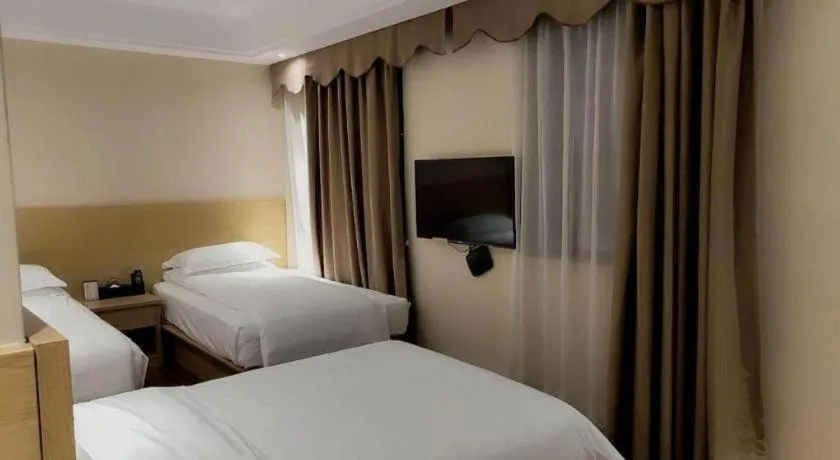 Bed in T Social Hotel Guangzhou Railway Station Branch