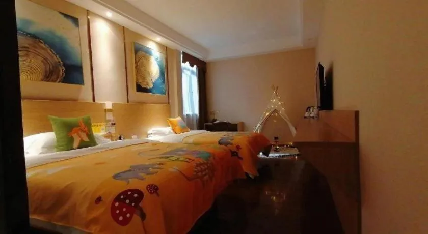 Bed in T Social Hotel Guangzhou Railway Station Branch