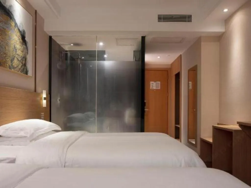 Bed in T Social Hotel Guangzhou Railway Station Branch