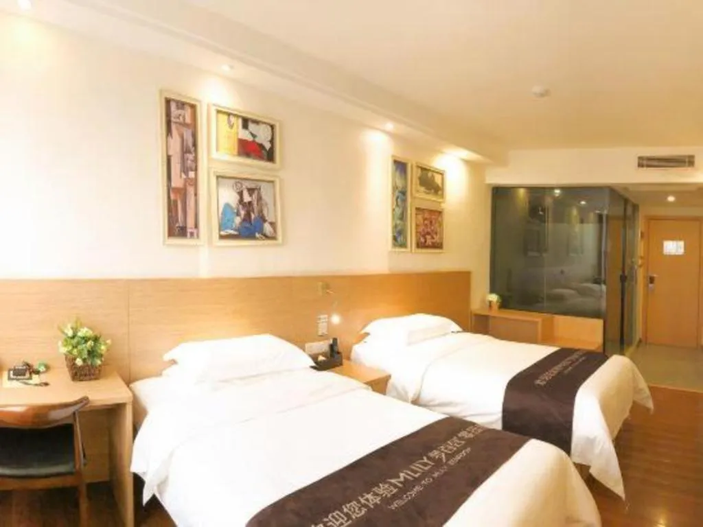 Bed in T Social Hotel Guangzhou Railway Station Branch