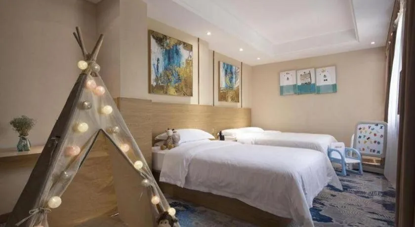 Bed in T Social Hotel Guangzhou Railway Station Branch